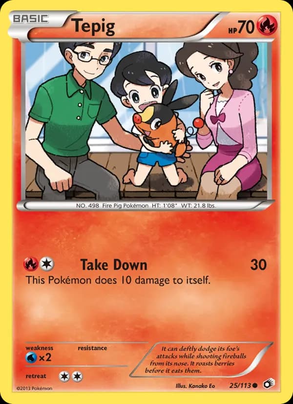 Tepig #25 — Legendary Treasures