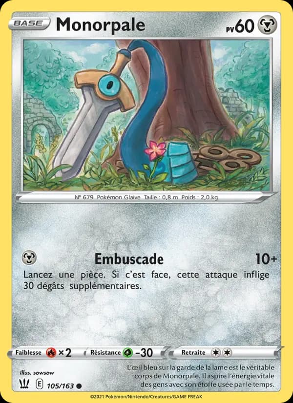 Carte Pokémon Monorpale #105 — Styles de Combat