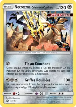 Carte Pokémon Necrozma Crinière du Couchant #SM107 — Promos Soleil et Lune