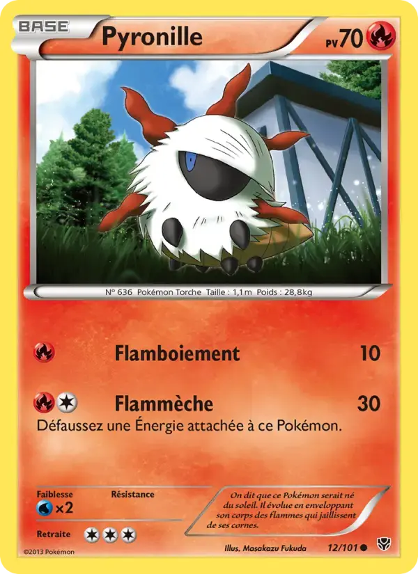 Carte Pokémon Pyronille #12 — Explosion Plasma