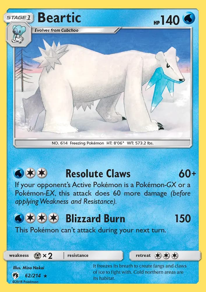 Beartic #62 — Lost Thunder