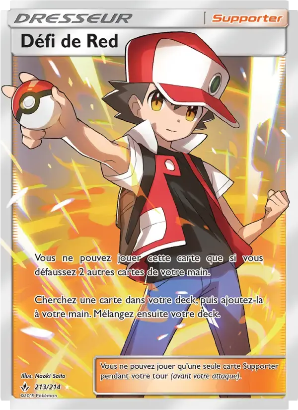 Carte Pokémon Défi de Red #213 — Alliance Infaillible