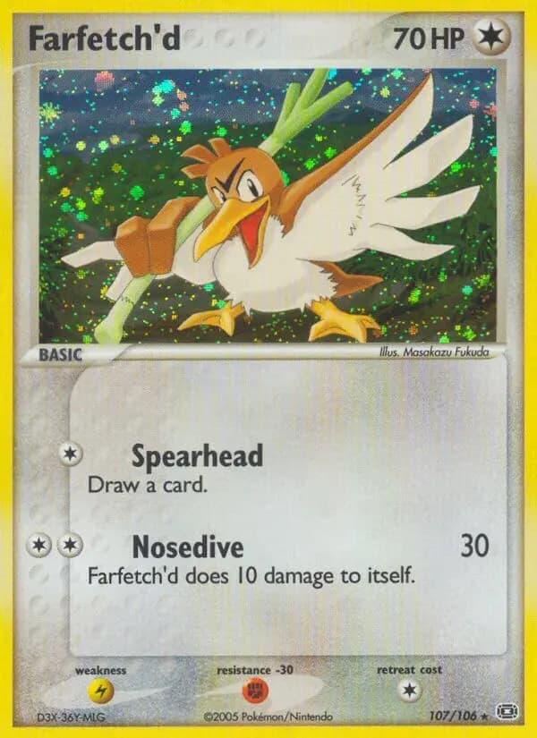 Farfetch'd #107 — Emerald