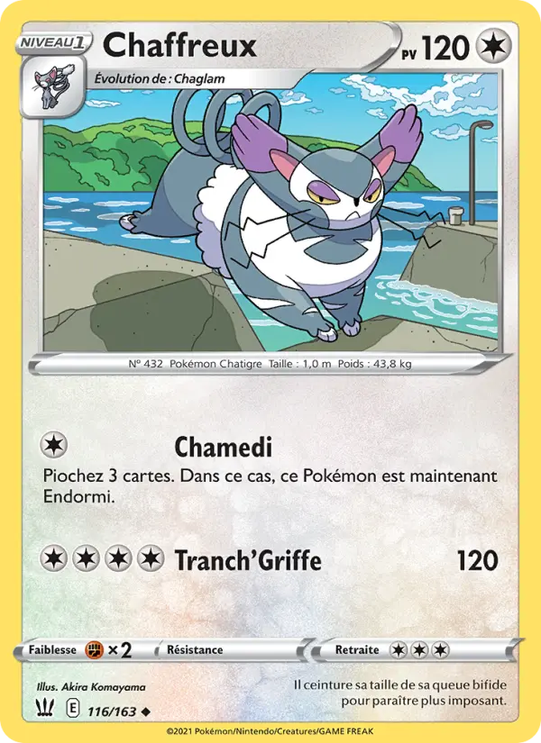 Carte Pokémon Chaffreux #116 — Styles de Combat