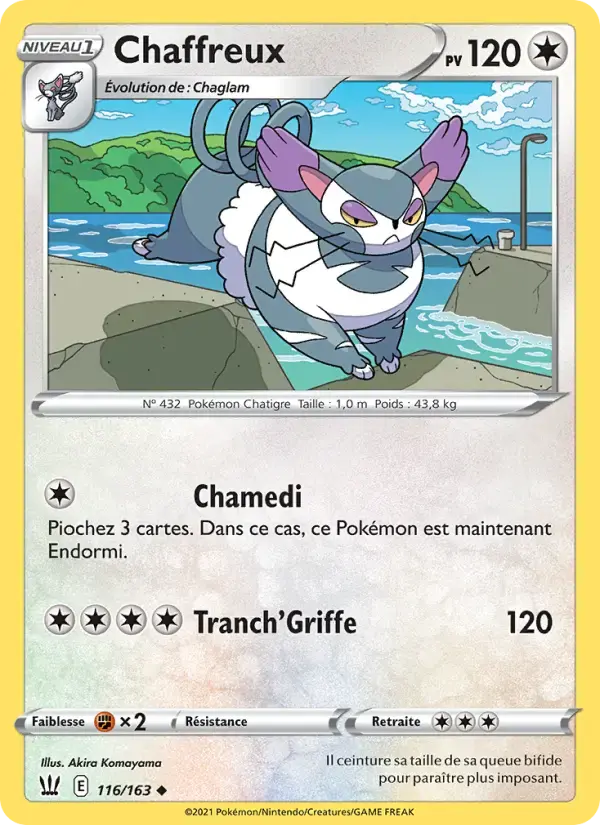 Carte Pokémon Chaffreux #116 — Styles de Combat