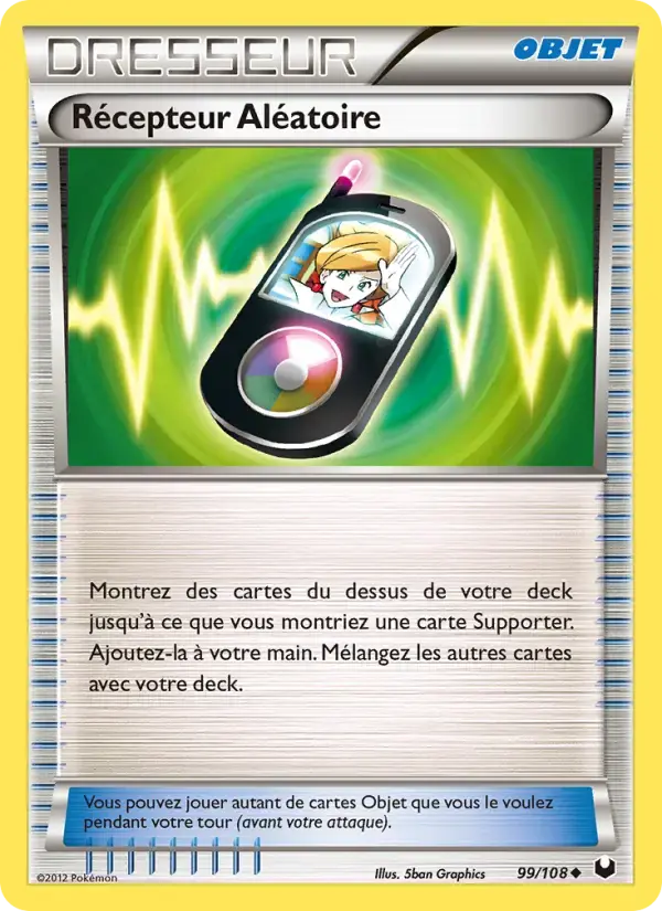 Carte Pokémon Récepteur Aléatoire #99 — Explorateurs Obscurs