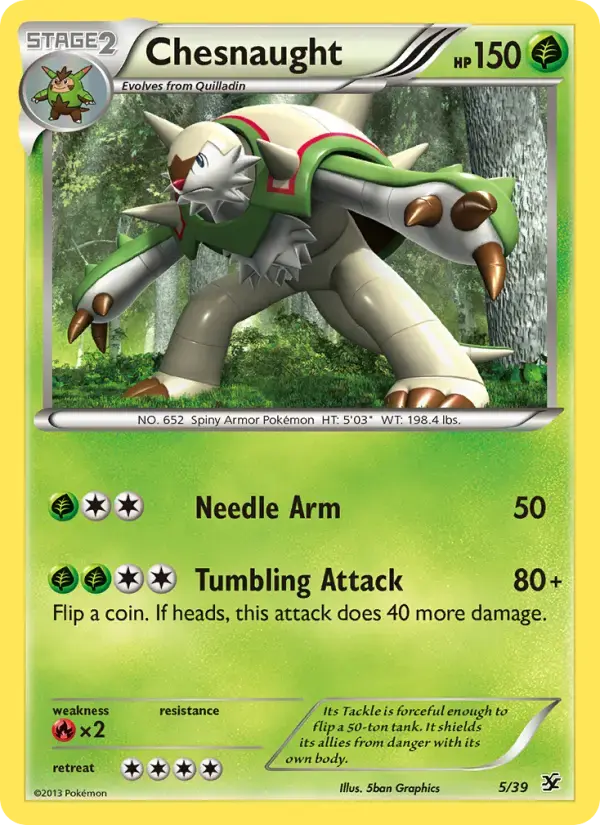 Chesnaught #5 — Kalos Starter Set