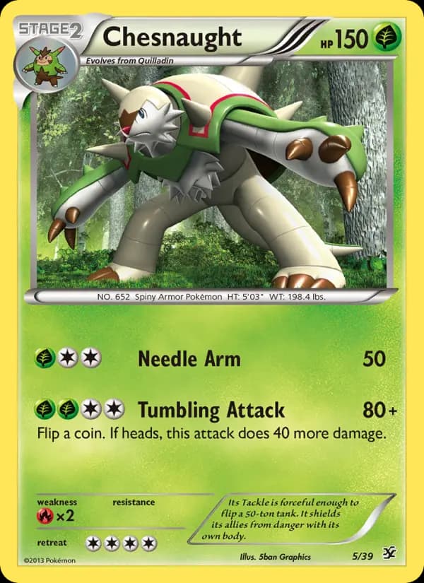 Chesnaught #5 — Kalos Starter Set
