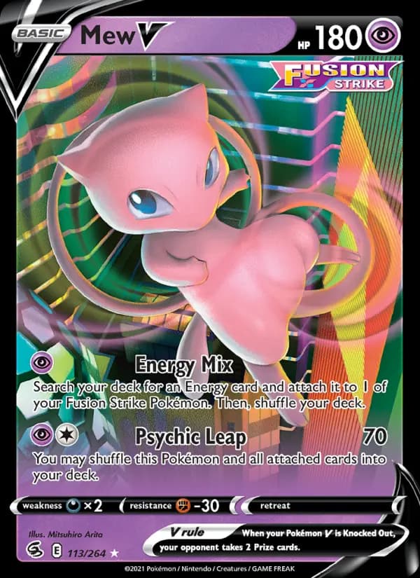 Mew V #113 — Fusion Strike
