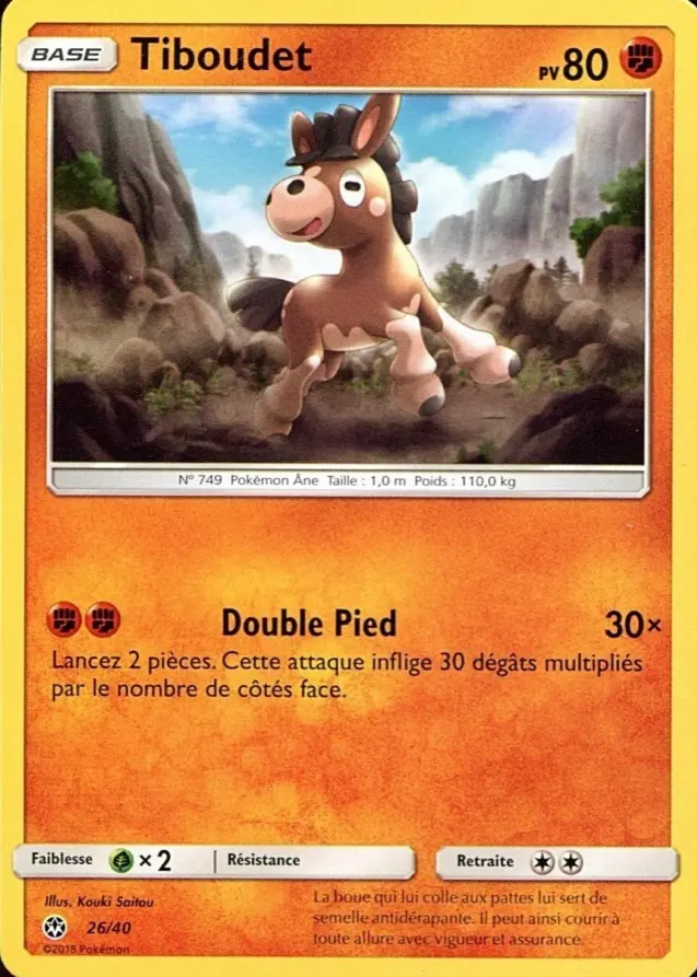 Carte Pokémon Tiboudet #26 — 2018 Promo McDonald's