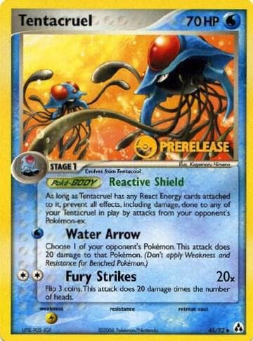 Tentacruel #45 — Nintendo Black Star Promos