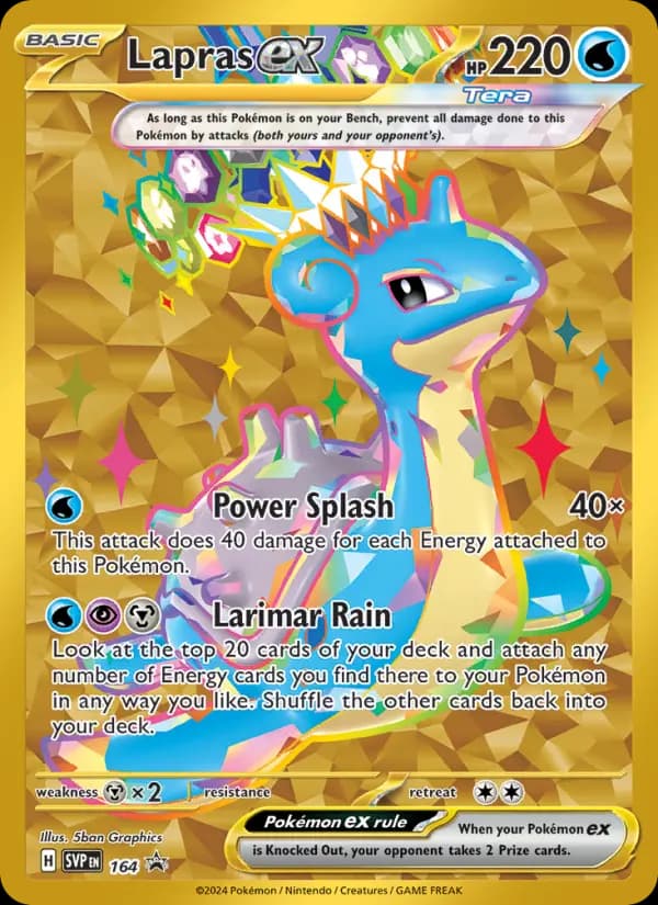 Lapras ex #164 — Scarlet & Violet Promos