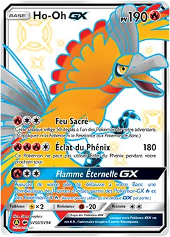 Carte Pokémon Ho-Oh-GX #SV50 — Destinées Occultes