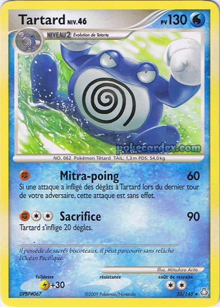Carte Pokémon Tartard #35 — Éveil des Légendes