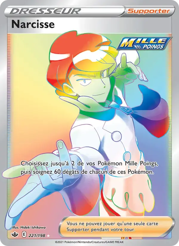 Carte Pokémon Narcisse #221 — Règne de Glace