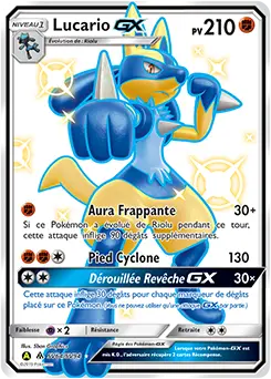 Carte Pokémon Lucario-GX #SV64 — Destinées Occultes