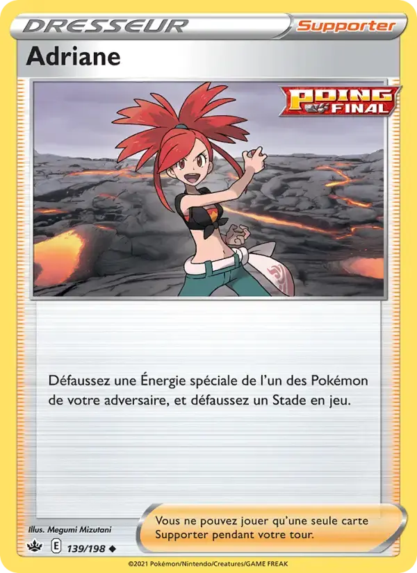 Carte Pokémon Adriane #139 — Règne de Glace