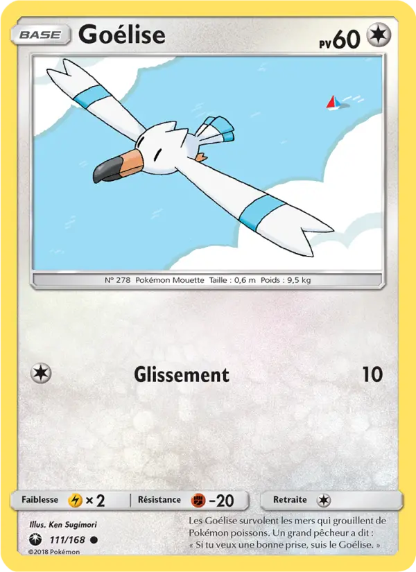 Carte Pokémon Goélise #111 — Tempête Céleste