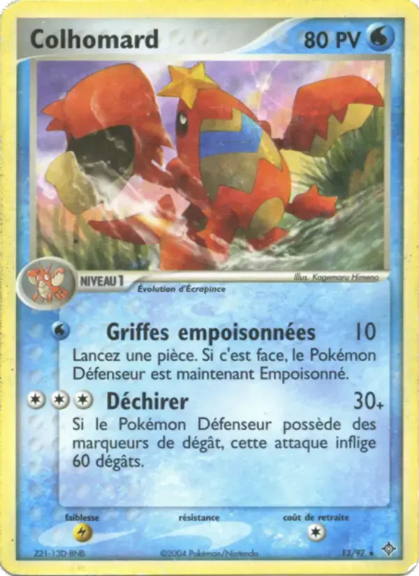 Carte Pokémon Colhomard #13 — Dragon