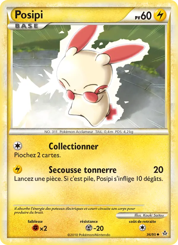 Carte Pokémon Posipi #36 — Déchaînement