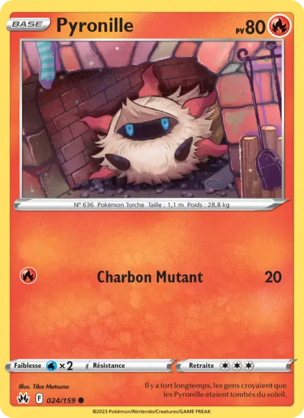 Carte Pokémon Pyronille #024 — Zénith Suprême