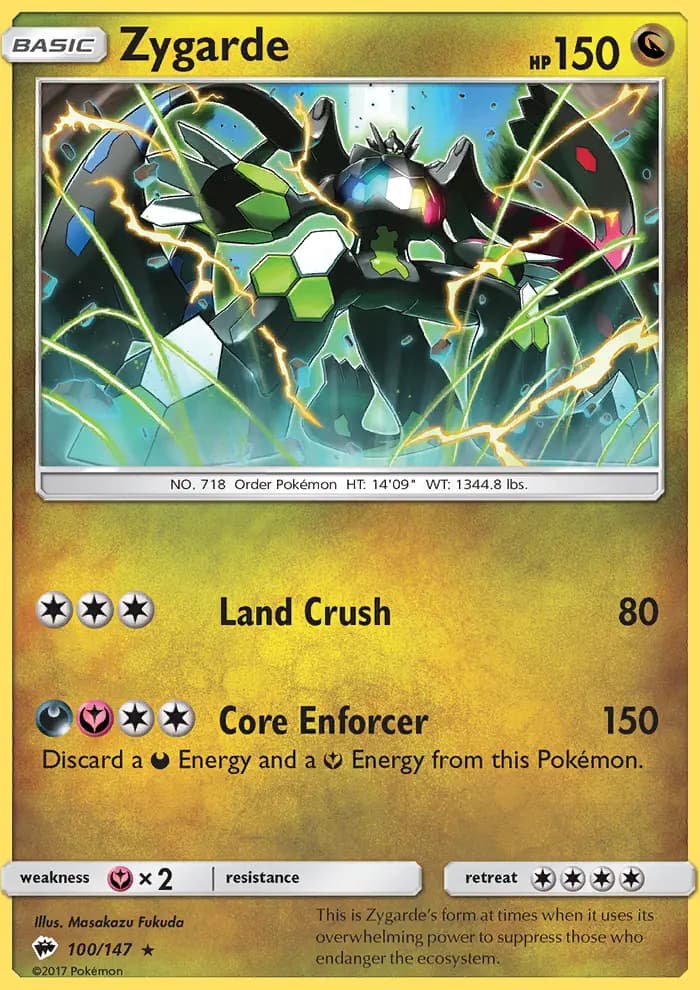 Zygarde #100 — Burning Shadows