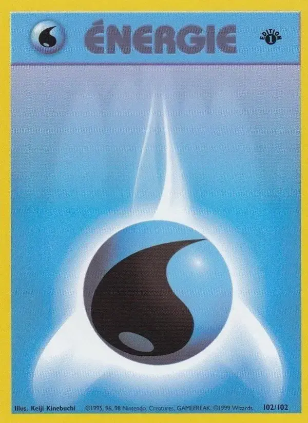 Carte Pokémon Énergie Eau #102 — Set de Base