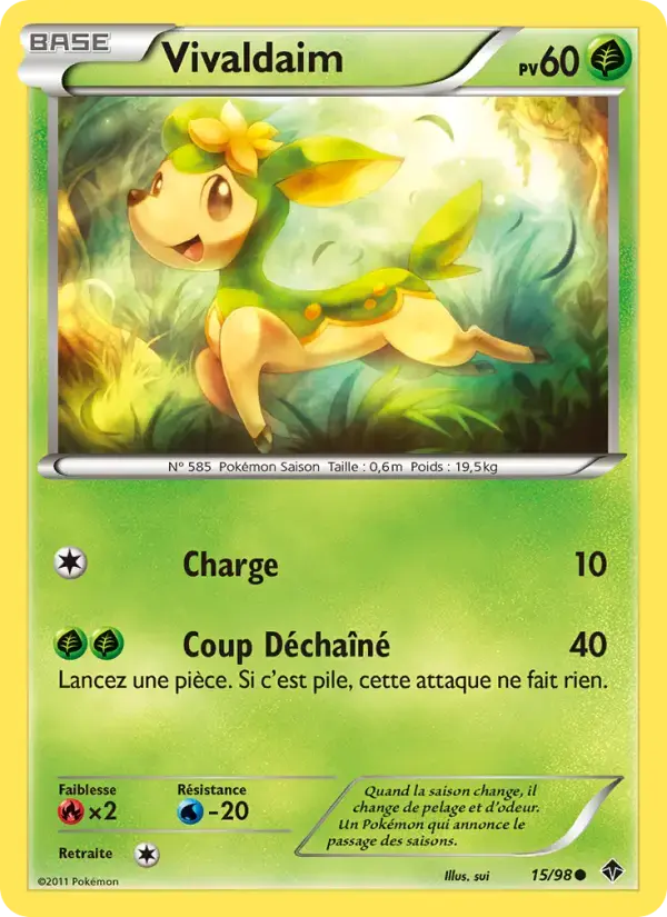 Carte Pokémon Vivaldaim #15 — Pouvoirs Émergents