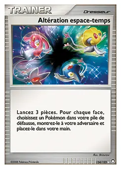 Carte Pokémon Altération espace-temps #124 — Trésors Mystérieux