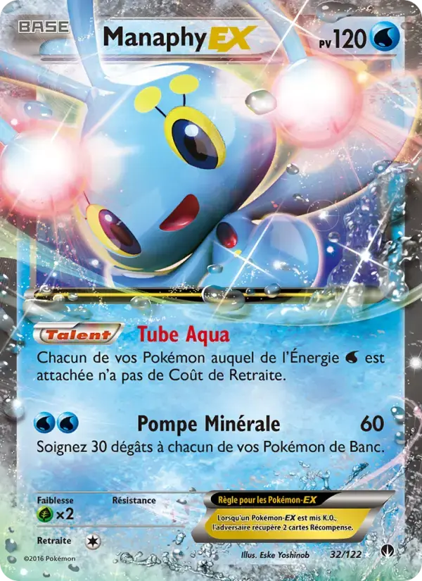 Carte Pokémon Manaphy EX #32 — Rupture Turbo