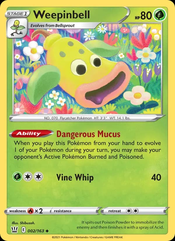 Weepinbell #2 — Battle Styles
