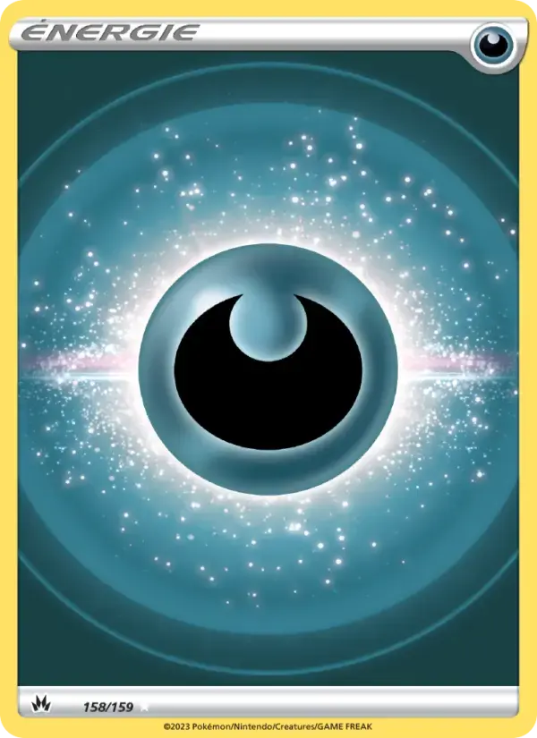 Carte Pokémon Énergie Obscurité #158 — Zénith Suprême