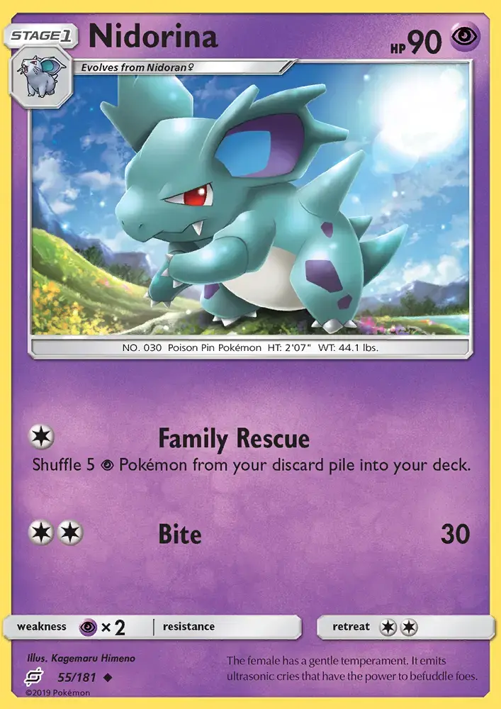 Nidorina #55 — Team Up