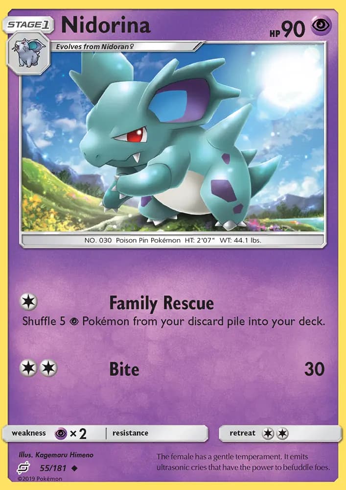 Nidorina #55 — Team Up