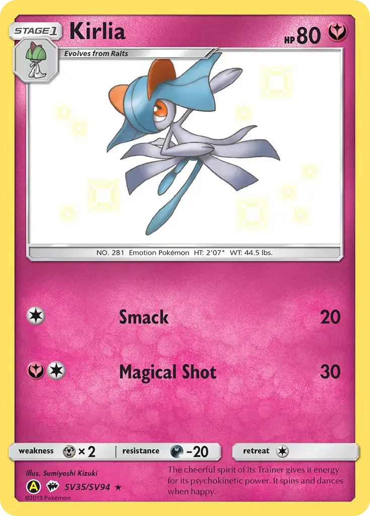 Kirlia #SV35 — Hidden Fates