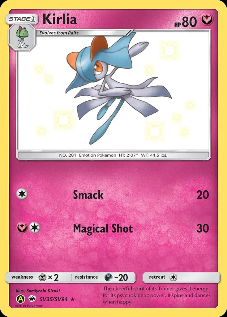 Kirlia #SV35 — Hidden Fates