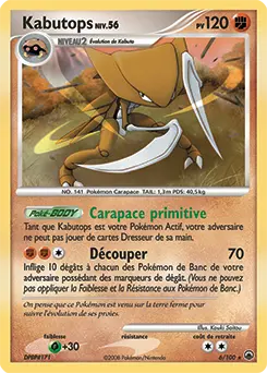 Carte Pokémon Kabutops #6 — Aube Majestueuse