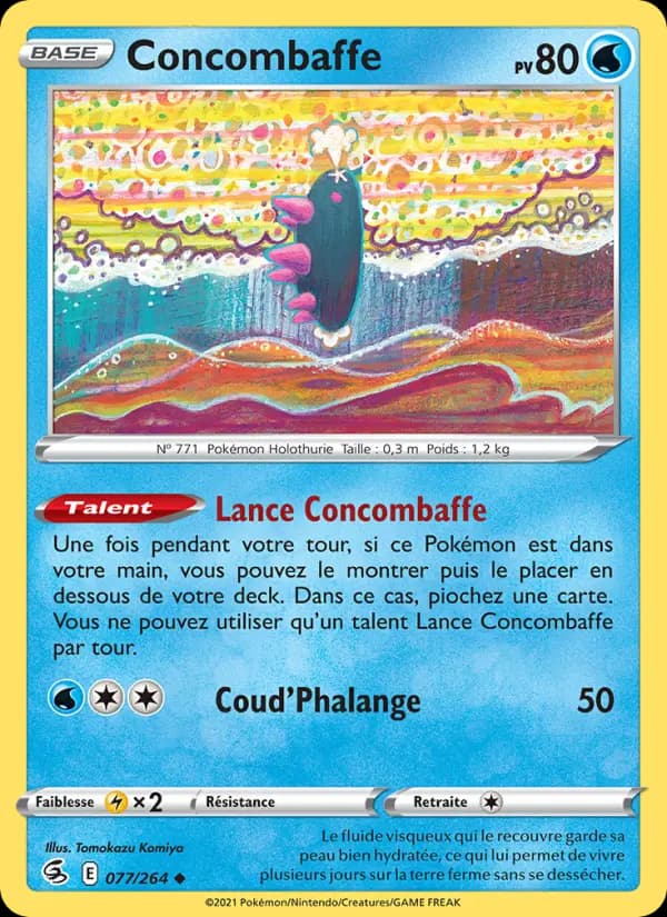 Carte Pokémon Concombaffe #77 — Poing de Fusion