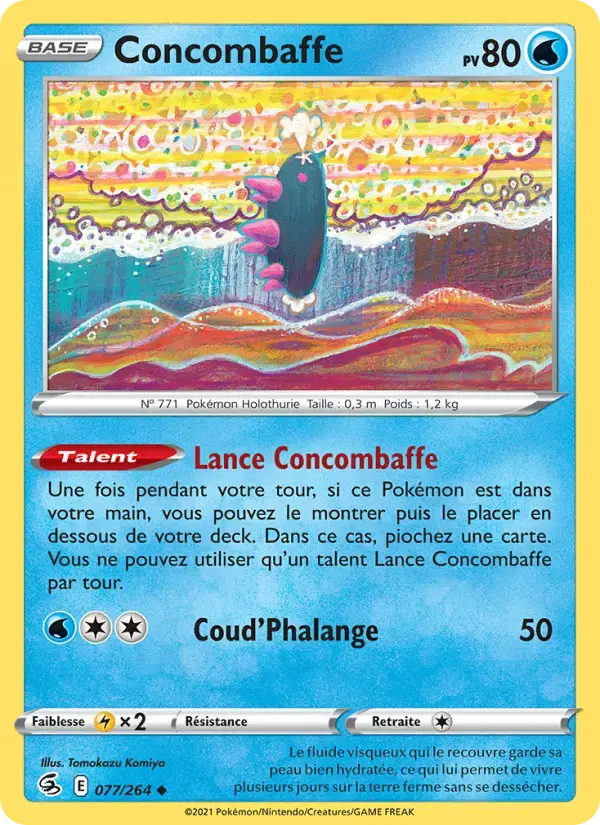Carte Pokémon Concombaffe #77 — Poing de Fusion