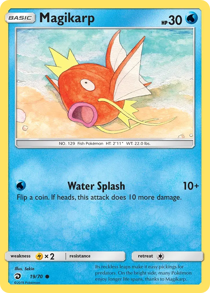 Carte Pokémon Magicarpe #19 — Majesté des Dragons