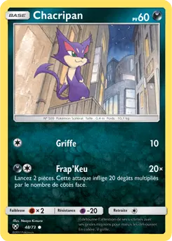 Carte Pokémon Chacripan #48 — Légendes Brillantes