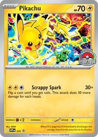 Carte Pokémon Pikachu #225 — Promos Écarlate et Violet