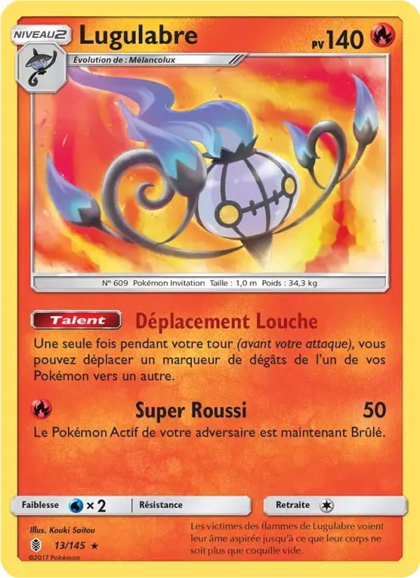 Carte Pokémon Lugulabre #13 — Gardiens Ascendants