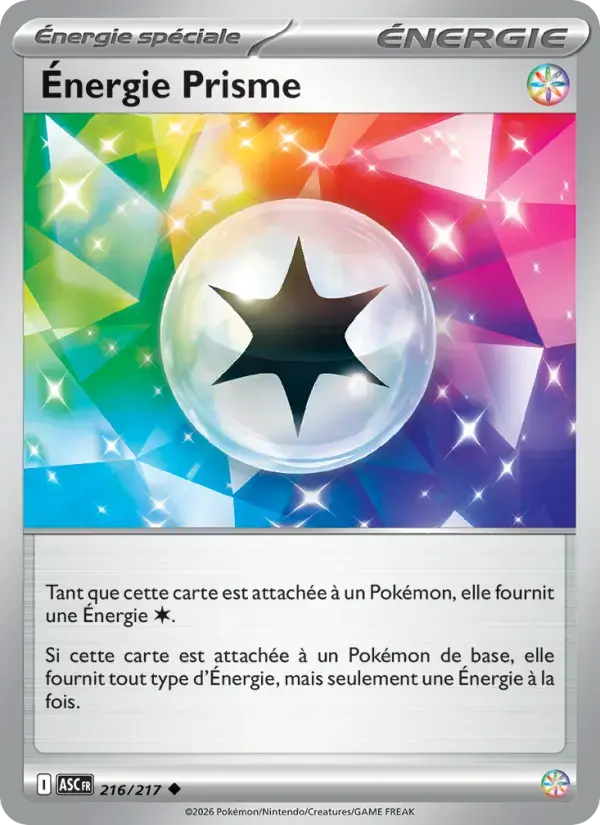 Carte Pokémon Énergie Prisme #216 — Héros Transcendants