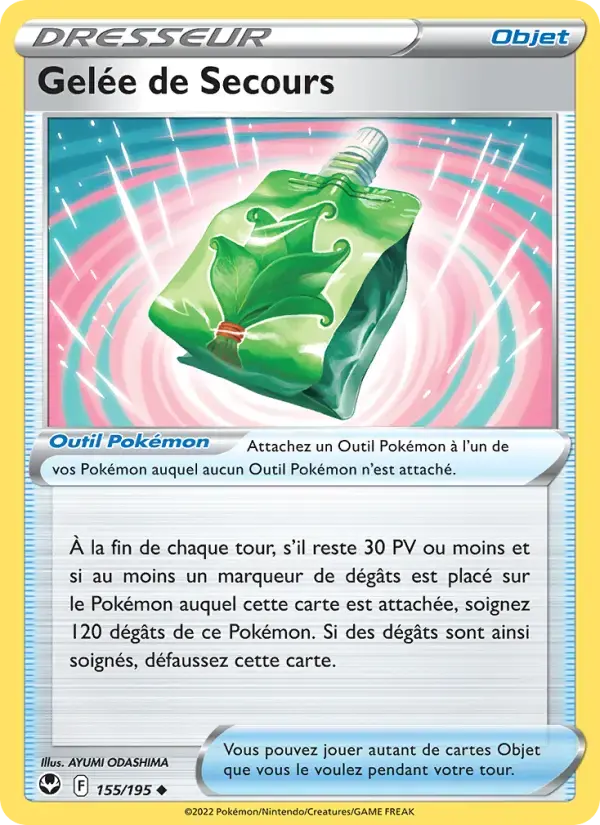 Carte Pokémon Gelée de Secours #155 — Tempête Argentée
