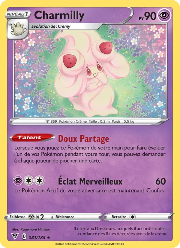 Carte Pokémon Charmilly #81 — Voltage Éclatant