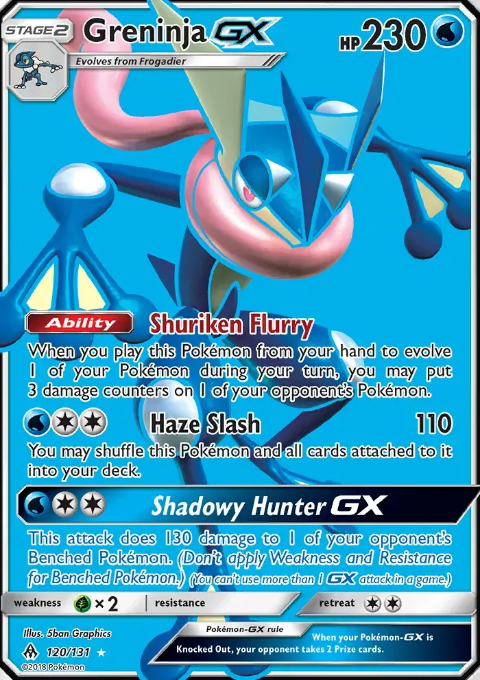 Greninja GX #120 — Forbidden Light