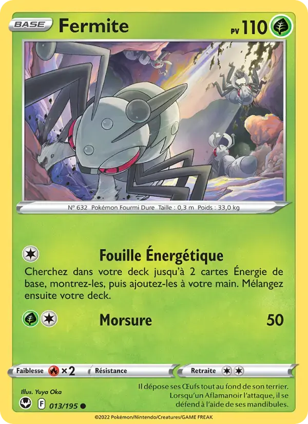 Carte Pokémon Fermite #013 — Tempête Argentée