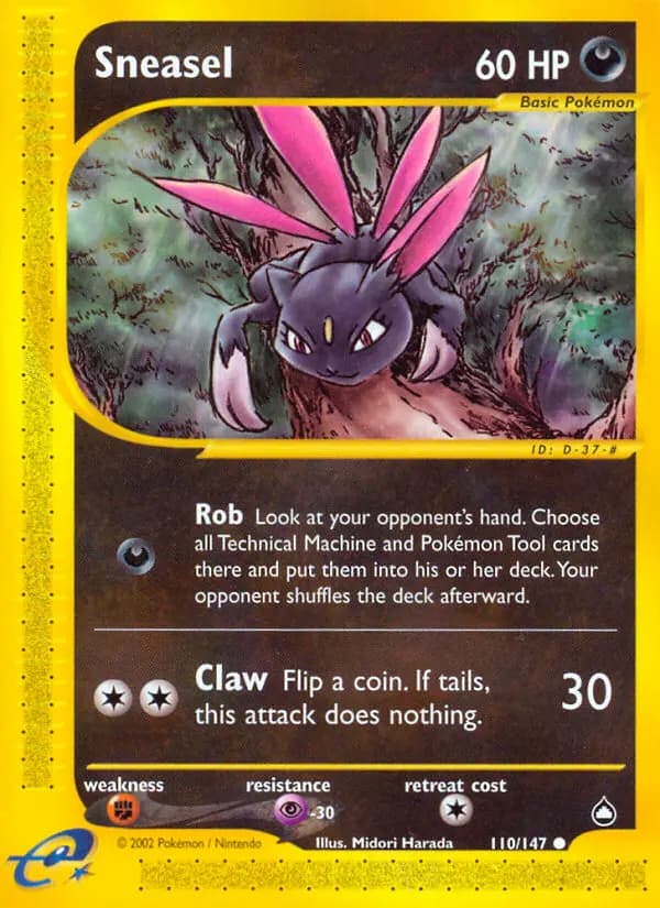 Sneasel #110 — Aquapolis