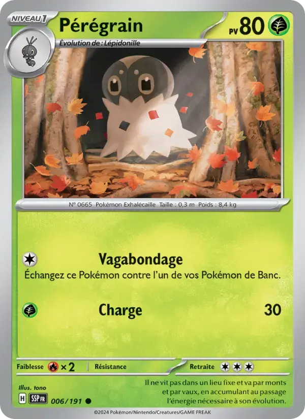 Carte Pokémon Pérégrain #006 — Étincelles Déferlantes